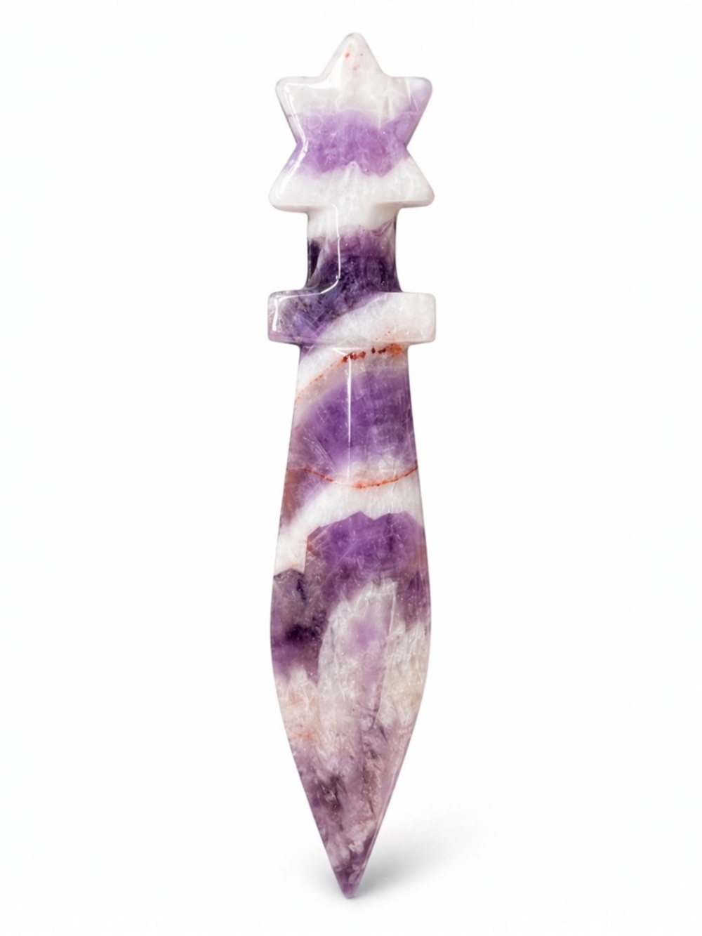 Amethyst Carved Dagger